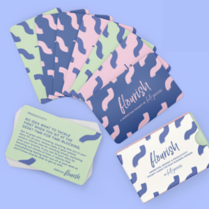 Flourish prompt card deck for business by Holly Wood