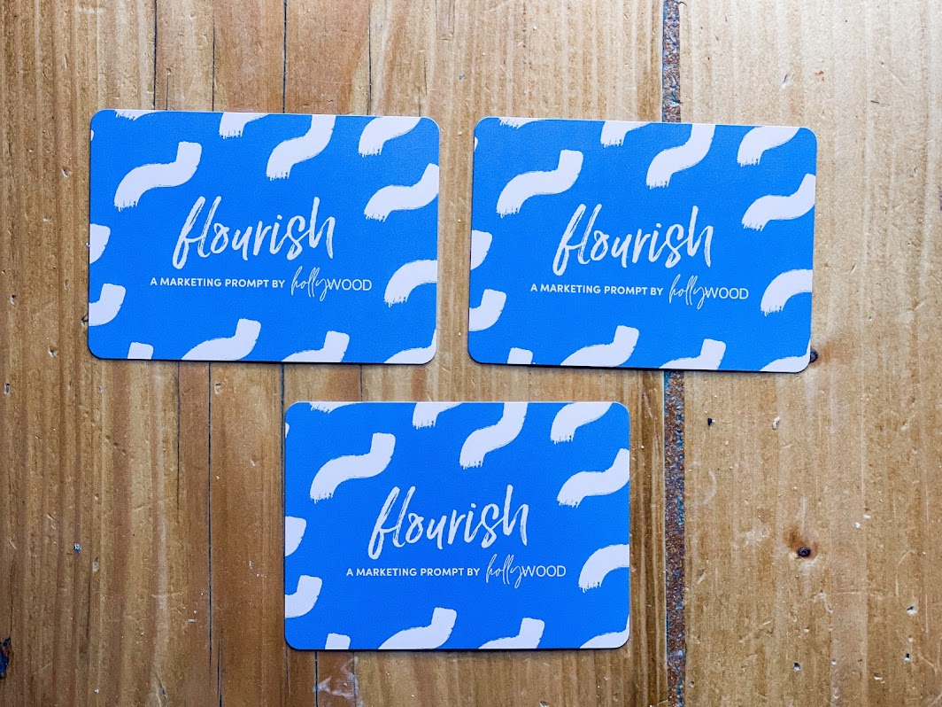 Flourish Deck - prompt cards - Holly Wood Flourish Mentor