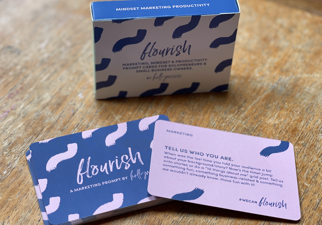 Flourish Deck - prompt cards - Holly Wood Flourish Mentor