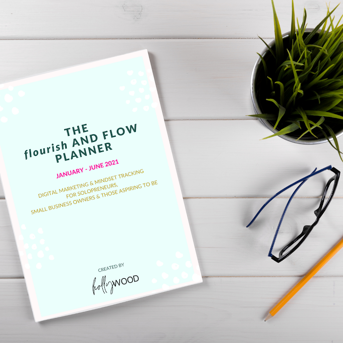 The Flourish and flow planner by Holly Wood